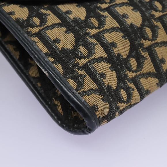 Christian Dior Trotter Canvas Shoulder Bag Navy Auth 115333 - Picture 11 of 16